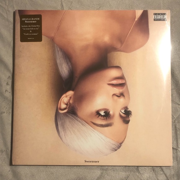 Ariana Grande Sweetener Recordstore.co.uk peach vinyl 2lp - Picture 1 of 3